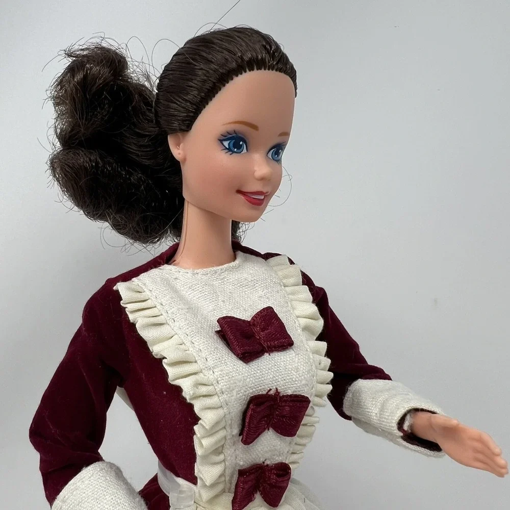 Barbie Doll Pilgrim Vintage 1966 Mattel Burgundy‎ Velvet Dress Malaysia